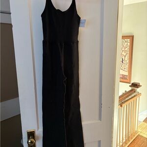 American Eagle Waffle Knit flare jumpsuit, NWT